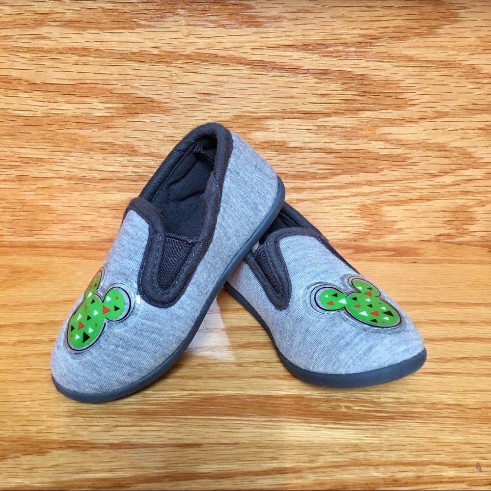 Disney Mickey Mouse Grey Boy slippers anti-slip